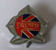 Vintage Triumph Union Jack