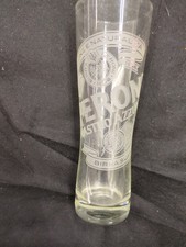 Peroni Beer Glass Etched