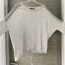 ROSIE AUTOGRAPH PJ Lounge Lace Trim M&S sz 10 Oversize NIGHTWEAR Pyjama Top 60in