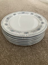 Vintage Crown Ming Fine China - Harmony - Jian Shiang. 6 Side Plates 7 1/2 Inch