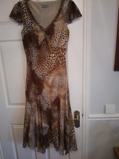 Ladies V Neck Dress Midi