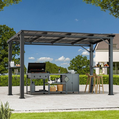 8x3 outdoor hardtop grill - 1.8x3.6m,