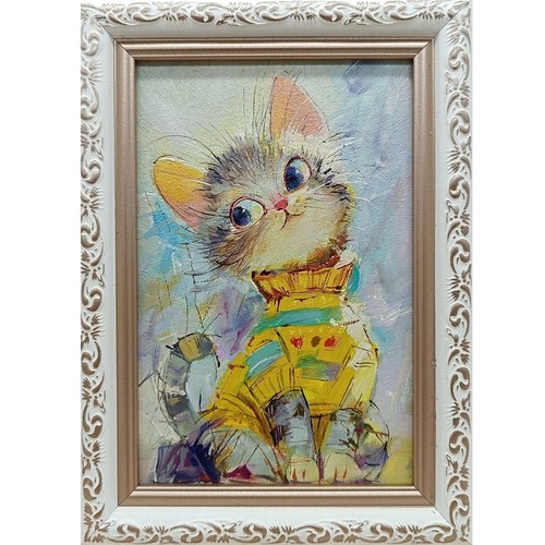 Original oil painting framed