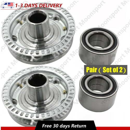 Pair front wheel hub - wheel,