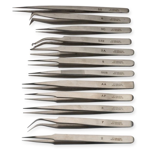 Set tweezers watchmaker - of,