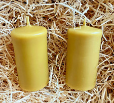 2 x Handmade Beeswax Solid