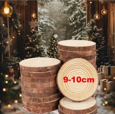 10/30Pcs Wood Slices 9-10cm