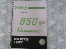 Norton Commando 850 parts list