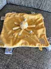 Noukie's Octopus Treasure X Marks Spot Baby Comforter Snuggle Blanket Soft Rare