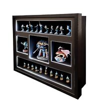 Warhammer Display Frame Case LED Lighting Wall Mountable Miniatures Customizable