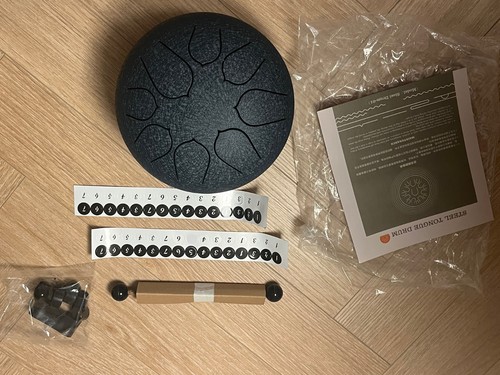 Steel tongue drum - drum, sound