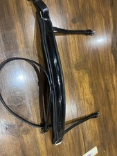 Patent Dressage Crank Flash Noseband Black