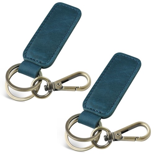 Genuine leather car keychain - genuine,