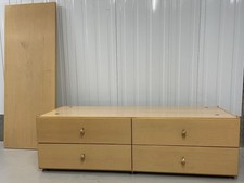 Dwell used large beige chest of drawers / Cabinet 