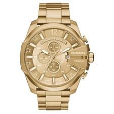 NEW DIESEL DZ4360 YELLOW GOLD