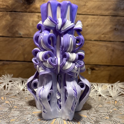 Beautiful hand carved candle - beautiful,