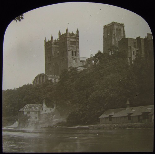 Glass magic lantern slide - glass,