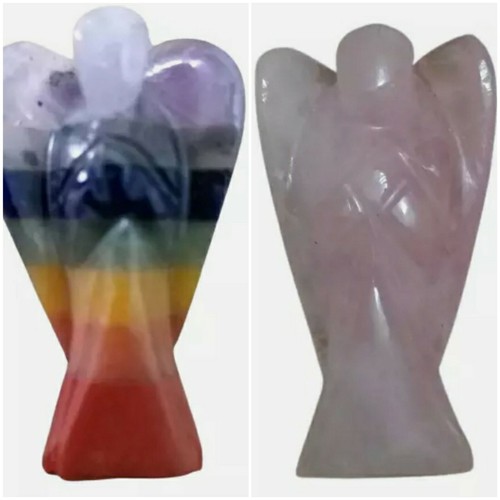 Chakra angel pocket stone - chakra,