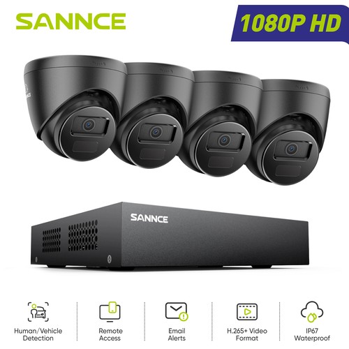 Sannce 2mp cctv system - 2mp,