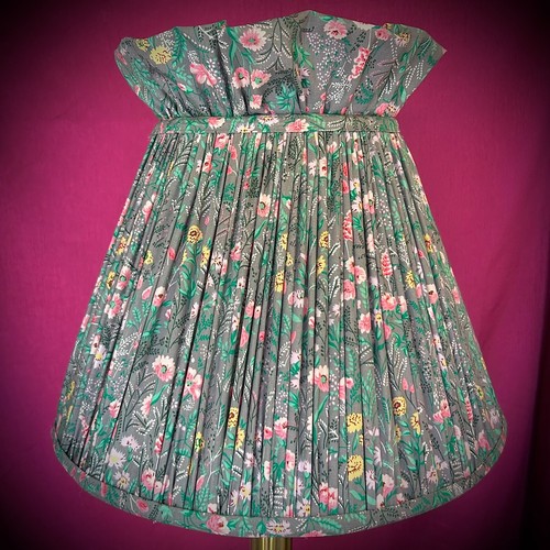 Grey floral flower ruffled top - floral,
