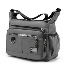 Shoulder Bag Travel Multi Pocket Waterproof Men Cross Body Messenger Handbag UK