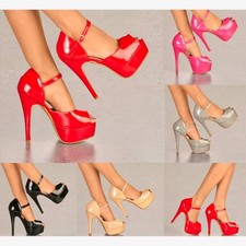 LADIES GLOSSY PLATFORM KILLER