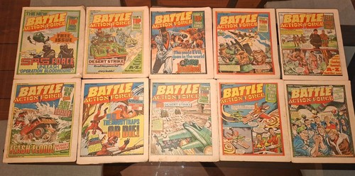 Battle action force comics - battle,