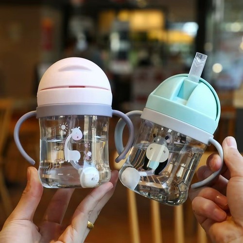 Baby cup with straw - with,