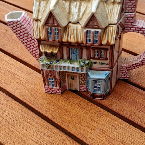 Decorative ceramic house - decorative,