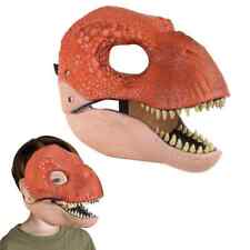 Dinosaur Mask Moving Jaw, Dino Latex Dress Up Headgear Cosplay Party Birthday