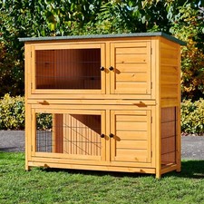Rabbit hutch guinea - hutch, pig