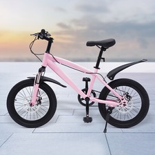 18 Inch Kids Girls Boys Bike 18" Mountain Bike 1 Speed Pink/Blue/Red/White