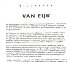 Van Eijk Living My Life Without You 1999 Eurovision Song  Norway press info 