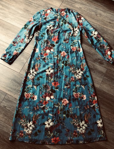 Dress floral maxi midi - floral,