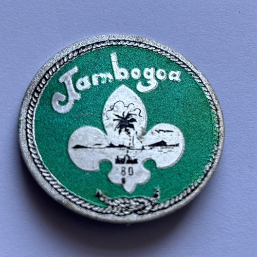 Scout metal badge jambogoa - badge.,