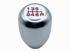 Silver red gear shift knob for Honda civic typeR Si FD2 FN2 6 speed T2