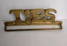 Vintage Brass Wall Mounted Tie