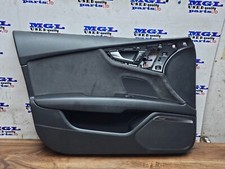 AUDI A7 4G8 S-LINE FRONT HALF LEATHER DOOR CARD PANEL COVER LEFT SIDE 2011-2018