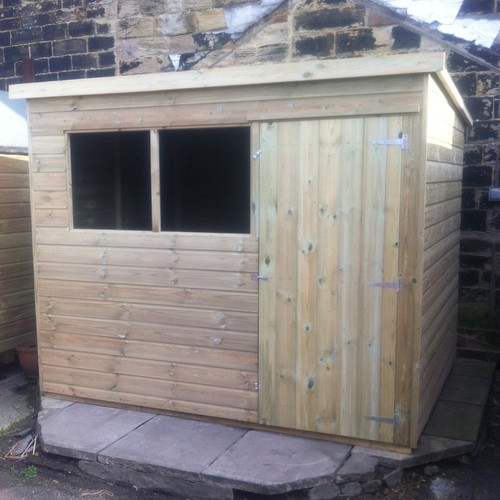 12x5 garden shed pent roof - garden,