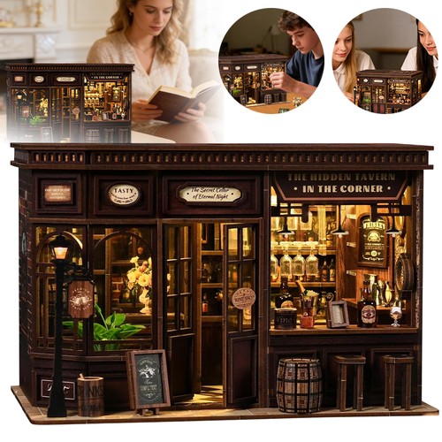 Miniature house diy retro - miniature,