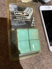 4 Pcs Green TRIANGLE Snooker Pool Chalk - Riley 