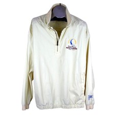Y2K Sailing Yacht Jacket Mens XL Yellow Tommy Bahama Newport CA Nautical Preppy 