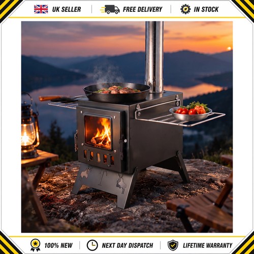 Foldable outdoor wood stove - outdoor,