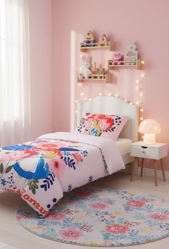 Whimsical floral single - whimsical,
