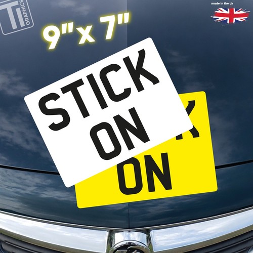 Stick number plate - stick,