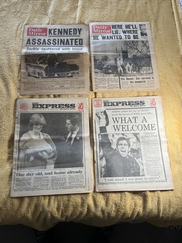 Historical headlines - headlines, x4
