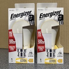 2x BC B22 Energizer LED Bulbs
