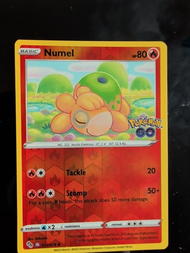 Pokémon tcg numel pokemon - numel, go