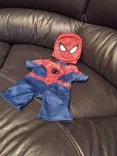 Build a Bear Spiderman Outfit Set Red and Blue Two-Piece