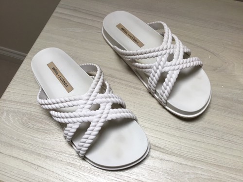 Melissa ladies white slides - ladies,